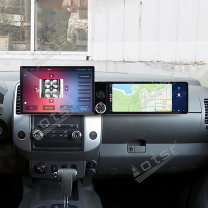 Aotsr Dual Screen 13.1 inch+12.3 inch Android 15 Carplay Car Radio for Nissan Frontier/Xterra 2009-2012 Car GPS Navigation Multimedia
