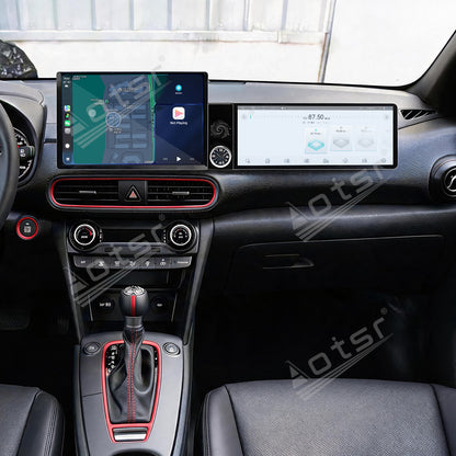 Aotsr Dual Screen 13.1 inch+12.3 inch Android 15 Carplay Car Radio for Hyundai ENCINO 2018-2020 Car GPS Navigation Multimedia