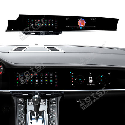 Aotsr 10.9 inch+11.4 inch Dual Screen Car Radio Carplay For Porsche Panamera 970 2010-2016 Upgraded Interactive Android Multimedia Video Player