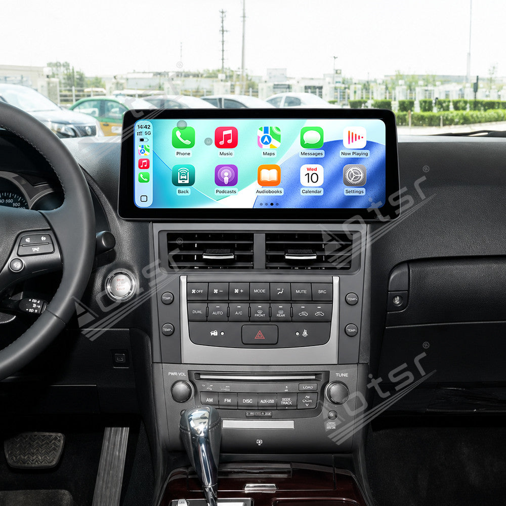 Aotsr 12.3 inch Android 15 Carplay Car Radio for Lexus GS300/350/400/430/450/460 2006-2012 Car GPS Navigation Multimedia