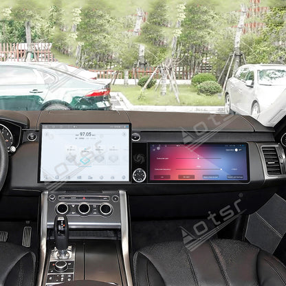 Aotsr Dual Screen 13.1 inch+12.3 inch Android 15 Carplay Car Radio for Land Rover Range Rover Sport 2016-2017 Car GPS Navigation Multimedia