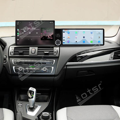 Aotsr Dual Screen 13.1 inch+12.3 inch Android 15 Carplay Car Radio for BMW 1/2 Series F20/F21 2012-2017 EVO Car GPS Navigation Multimedia