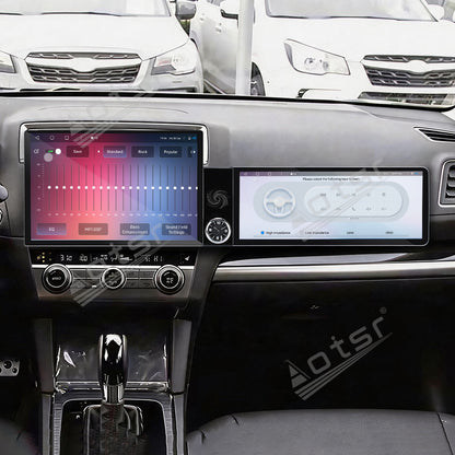 Aotsr Dual Screen 13.1 inch+12.3 inch Android 15 Carplay Car Radio for Subaru LEGACY/Subaru OUTBACK 2011-2021 Car GPS Navigation Multimedia