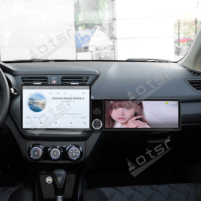 Aotsr Dual Screen 13.1 inch+12.3 inch Android 15 Carplay Car Radio for KIA K2 2011-2016 Car GPS Navigation Multimedia