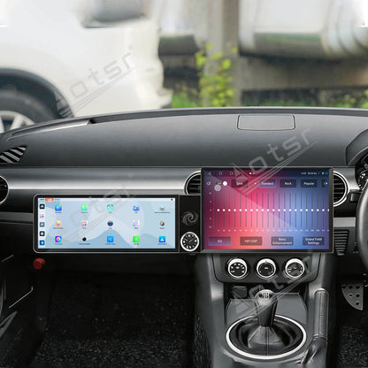 Aotsr Dual Screen 13.1 inch+12.3 inch Android 15 Carplay Car Radio for Mazda MX5 2005-2015 Car GPS Navigation Multimedia