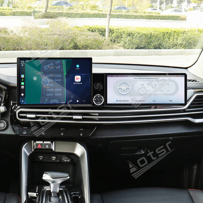 Aotsr Dual Screen 13.1 inch+12.3 inch Android 15 Carplay Car Radio for KIA Sportage 2021-2026 Car GPS Navigation Multimedia