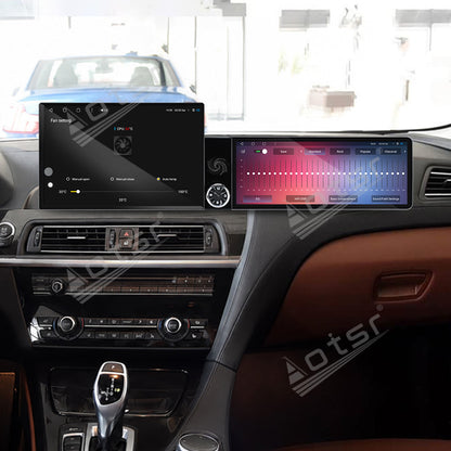 Aotsr Dual Screen 13.1 inch+12.3 inch Android 15 Carplay Car Radio for BMW 6 Series 2009-2016 Car GPS Navigation Multimedia