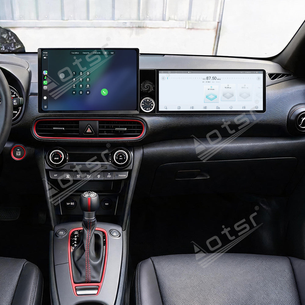 Aotsr Dual Screen 13.1 inch+12.3 inch Android 15 Carplay Car Radio for Hyundai ENCINO 2018-2020 Car GPS Navigation Multimedia