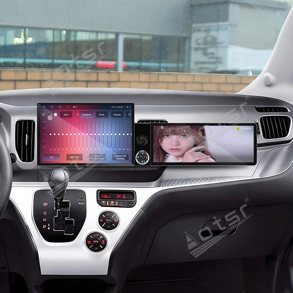 Aotsr Dual Screen 13.1 inch+12.3 inch Android 15 Carplay Car Radio for KIA Ray 2011-2017 Car GPS Navigation Multimedia