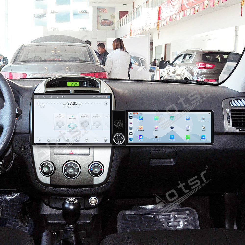 Aotsr Dual Screen 13.1 inch+12.3 inch Android 15 Carplay Car Radio for KIA Cerato 2006-2012 Car GPS Navigation Multimedia