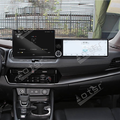 Aotsr Dual Screen 13.1 inch+12.3 inch Android 15 Carplay Car Radio for Nissan X-Trail 2021-2026 Car GPS Navigation Multimedia
