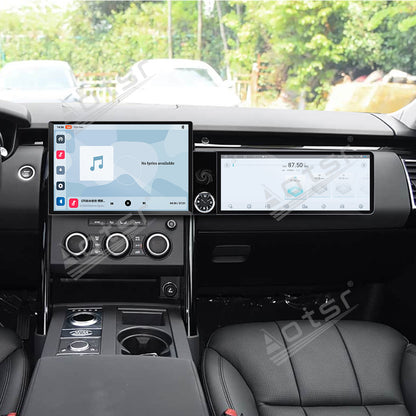 Aotsr Dual Screen 13.1 inch+12.3 inch Android 15 Carplay Car Radio for Land Rover Discovery 5 2017-2019 Car GPS Navigation Multimedia