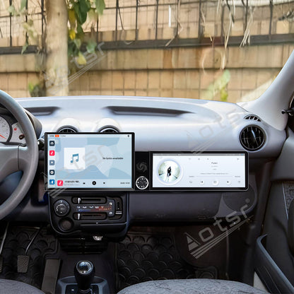 Aotsr Dual Screen 13.1 inch+12.3 inch Android 15 Carplay Car Radio for Hyundai Santro 2006-2015 Car GPS Navigation Multimedia