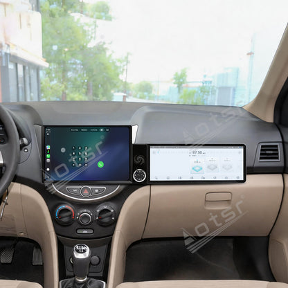 Aotsr Dual Screen 13.1 inch+12.3 inch Android 15 Carplay Car Radio for Hyundai Verna 2011-2016 Car GPS Navigation Multimedia