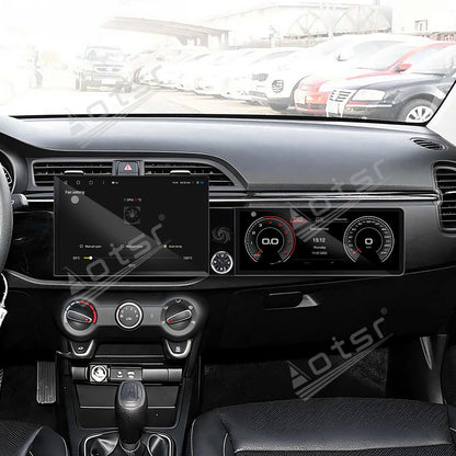 Aotsr Dual Screen 13.1 inch+12.3 inch Android 15 Carplay Car Radio for KIA K2 2017-2019 Car GPS Navigation Multimedia