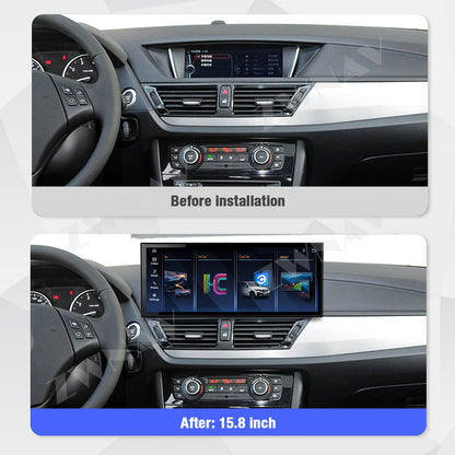 Aotsr 15.8 inch Linux Carplay Screen for BMW X1 F48 2009-2016 CIC IPS Touch Stereo Unit Multi Storage 4G DSP BT5.0 GPS