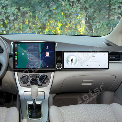 Aotsr Dual Screen 13.1 inch+12.3 inch Android 15 Carplay Car Radio for Nissan Sylphy 2012-2019 Car GPS Navigation Multimedia
