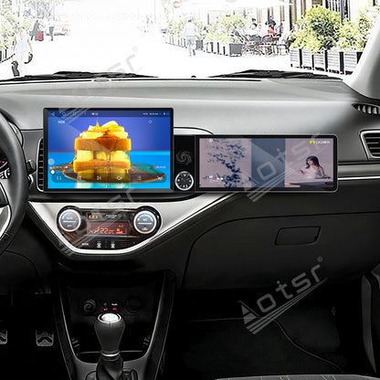 Aotsr Dual Screen 13.1 inch+12.3 inch Android 15 Carplay Car Radio for KIA Picanto 2011-2017 Car GPS Navigation Multimedia