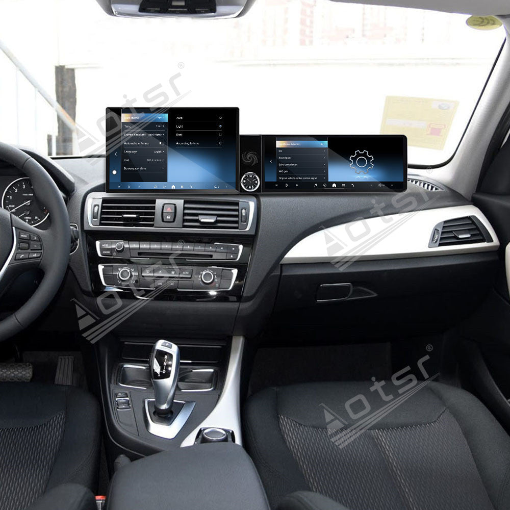 Aotsr Dual Screen 13.1 inch+12.3 inch Android 15 Carplay Car Radio for BMW 1 Series 2013-2017 Car GPS Navigation Multimedia
