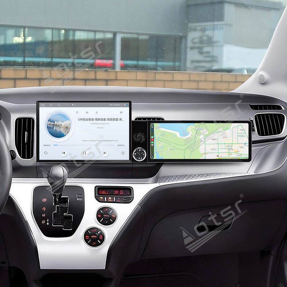 Aotsr Dual Screen 13.1 inch+12.3 inch Android 15 Carplay Car Radio for KIA Ray 2011-2017 Car GPS Navigation Multimedia