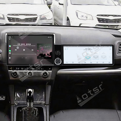 Aotsr Dual Screen 13.1 inch+12.3 inch Android 15 Carplay Car Radio for Subaru LEGACY/Subaru OUTBACK 2011-2021 Car GPS Navigation Multimedia