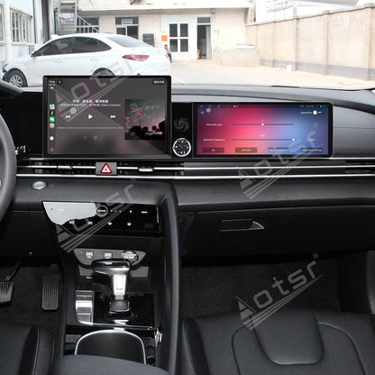 Aotsr Dual Screen 13.1 inch+12.3 inch Android 15 Carplay Car Radio for Hyundai Elantra 2020-2021 Car GPS Navigation Multimedia