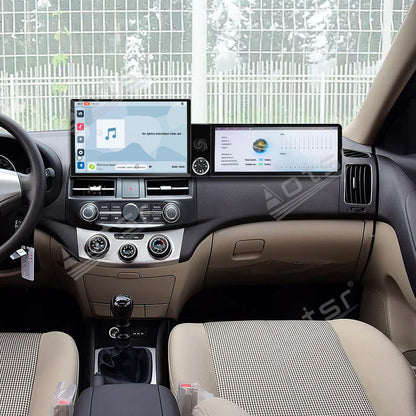 Aotsr Dual Screen 13.1 inch+12.3 inch Android 15 Carplay Car Radio for Hyundai Elantra HD 2006-2010 Car GPS Navigation Multimedia