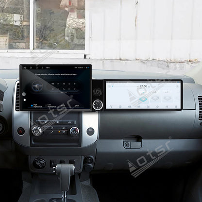 Aotsr Dual Screen 13.1 inch+12.3 inch Android 15 Carplay Car Radio for Nissan Frontier/Xterra 2009-2012 Car GPS Navigation Multimedia