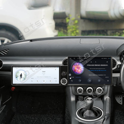 Aotsr Dual Screen 13.1 inch+12.3 inch Android 15 Carplay Car Radio for Mazda MX5 2005-2015 Car GPS Navigation Multimedia