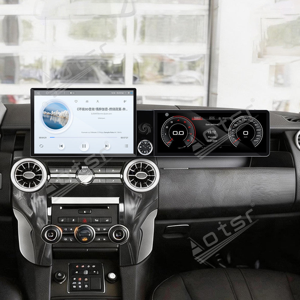 Aotsr Dual Screen 13.1 inch+12.3 inch Android 15 Carplay Car Radio for Land Rover Discovery 4 2012-2016 Car GPS Navigation Multimedia