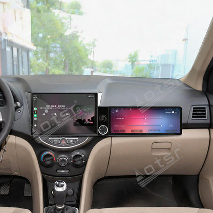 Aotsr Dual Screen 13.1 inch+12.3 inch Android 15 Carplay Car Radio for Hyundai Verna 2011-2016 Car GPS Navigation Multimedia