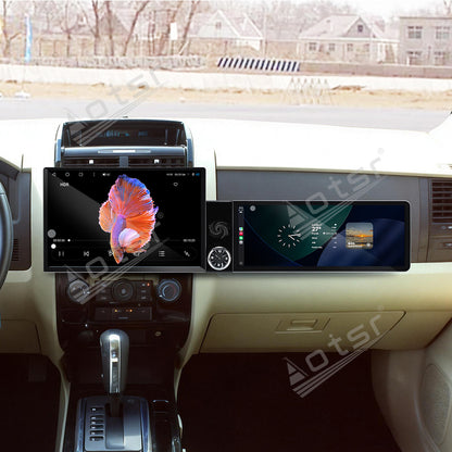 Aotsr Dual Screen 13.1 inch+12.3 inch Android 15 Carplay Car Radio for Mazda Tribute 2007-2012 Car GPS Navigation Multimedia