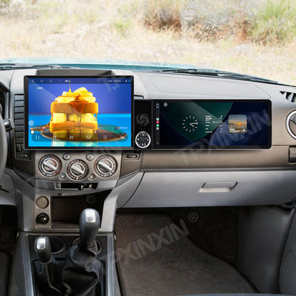 Aotsr Dual Screen 13.1 inch+12.3 inch Android 15 Carplay Car Radio for Mazda BT-50 2006-2012 and for Ford Expedition 2006-2012 Car GPS Navigation Multimedia