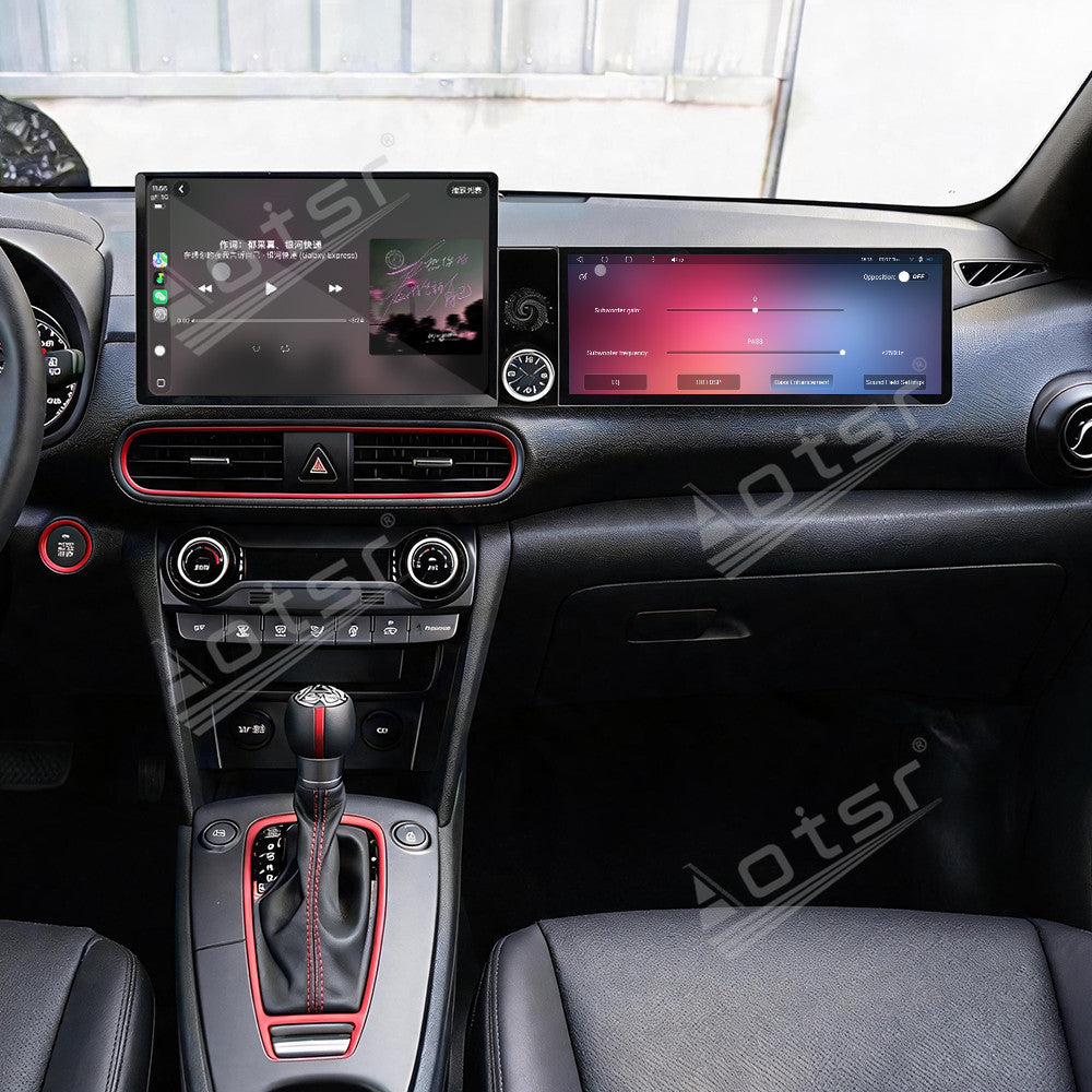 Aotsr Dual Screen 13.1 inch+12.3 inch Android 15 Carplay Car Radio for Hyundai ENCINO 2018-2020 Car GPS Navigation Multimedia
