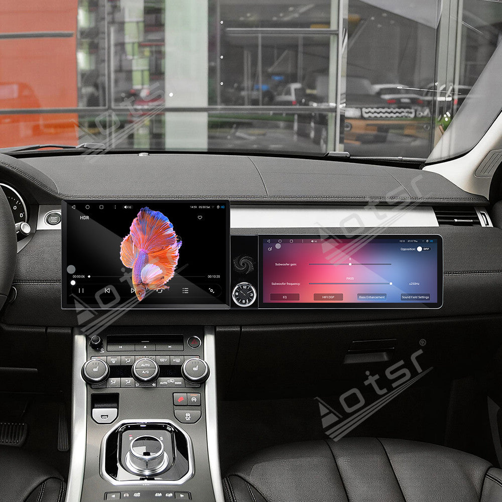 Aotsr Dual Screen 13.1 inch+12.3 inch Android 15 Carplay Car Radio for Land Rover Range Rover Executive 2003-2004 Car GPS Navigation Multimedia