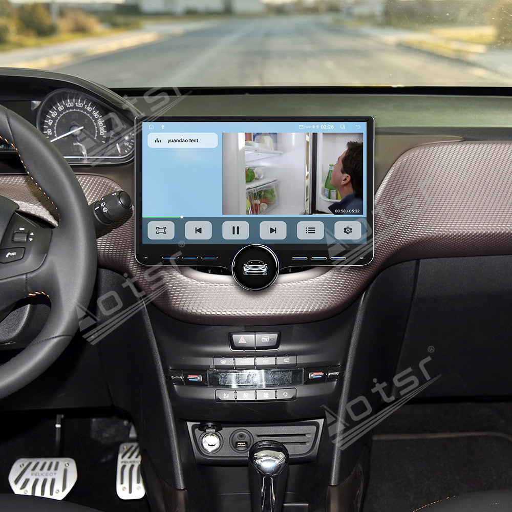 Aotsr 11.5 inch Android Car Radio for Peugeot 2008 2015 display touchscreen, dual DIN car audio system