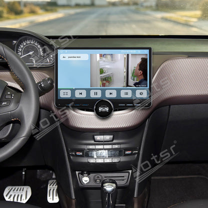 Aotsr 11.5 inch Android Car Radio for Peugeot 2008 2015 display touchscreen, dual DIN car audio system