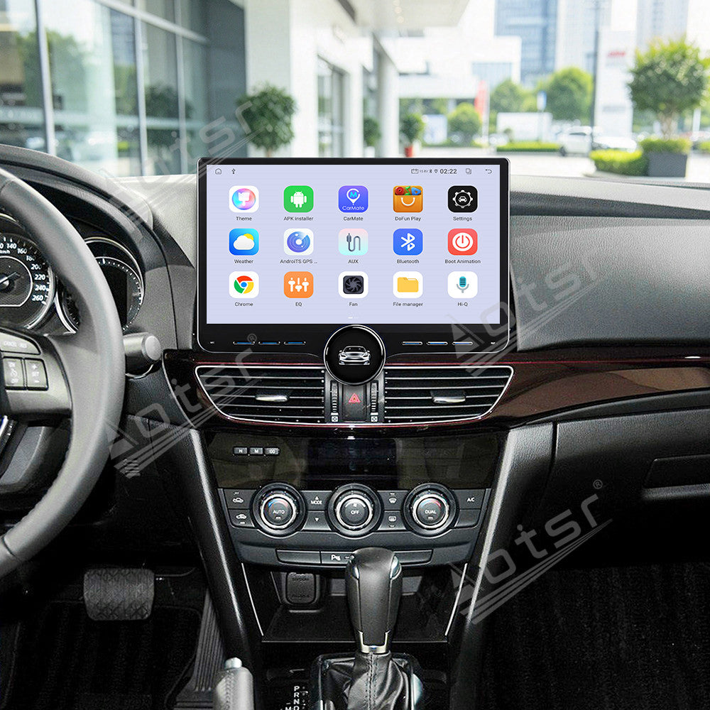 Aotsr 11.5 inch Android Car Radio For Mazda 6 2014-2016 display touchscreen, dual DIN car audio system