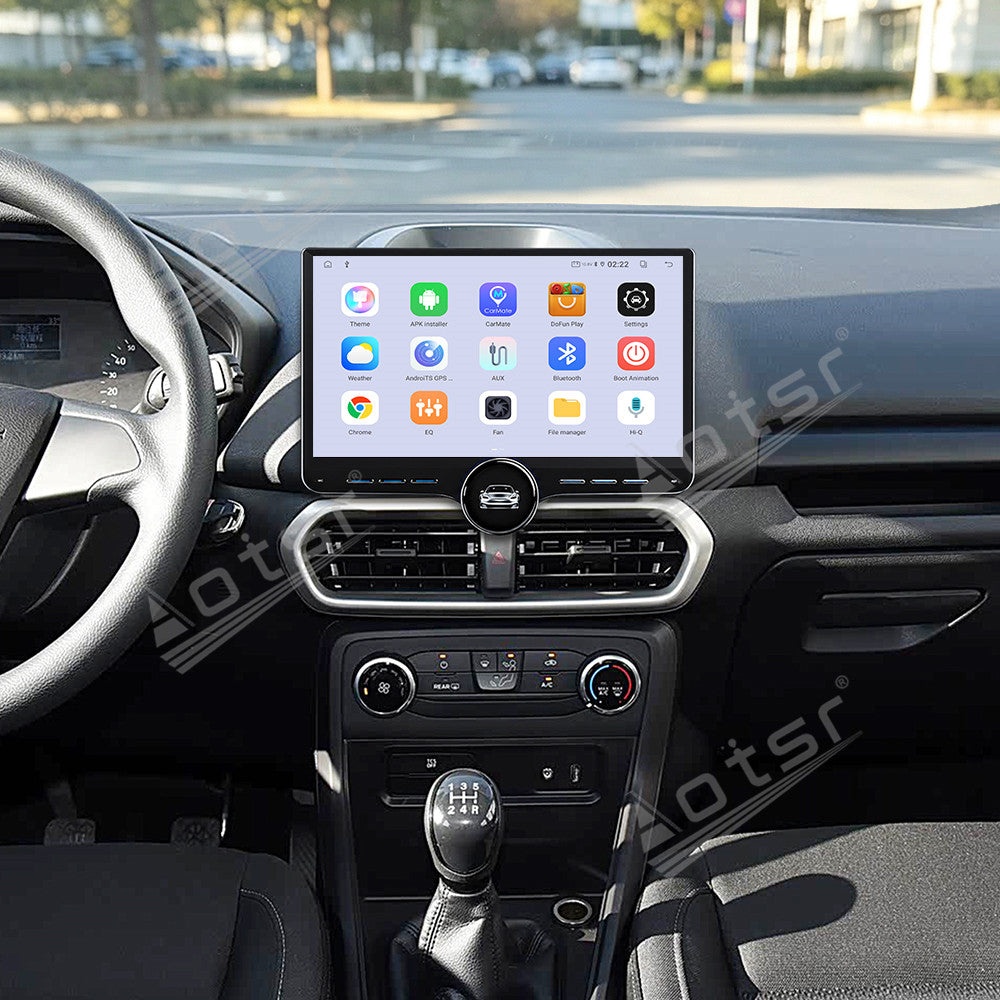 Aotsr 11.5 inch Android Car Radio For Ford EcoSport 2018 display touchscreen, dual DIN car audio system
