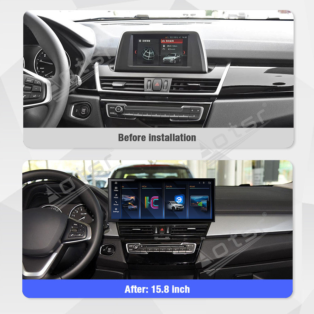 Aotsr 15.8 inch Linux Carplay Screen for BMW 2 Series£¨F22£©Wagon 2013-2019 NBT EVO IPS Touch Stereo Unit Multi Storage 4G DSP BT5.0 GPS