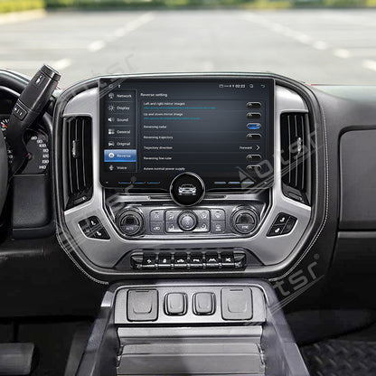 Aotsr 11.5 inch Android Car Radio for GMC Sierra 2014-2018 display touchscreen, dual DIN car audio system