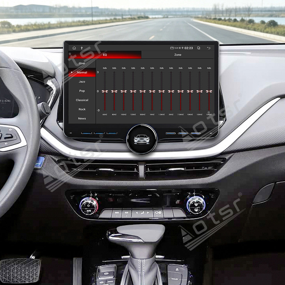 Aotsr 11.5 inch Android Car Radio for Chevrolet Menlo 2022 display touchscreen, dual DIN car audio system
