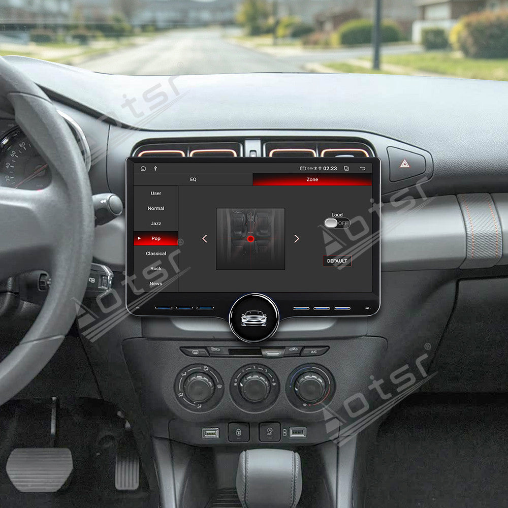Aotsr 11.5 inch Android Car Radio for Citroen C3-XR 2019 display touchscreen, dual DIN car audio system