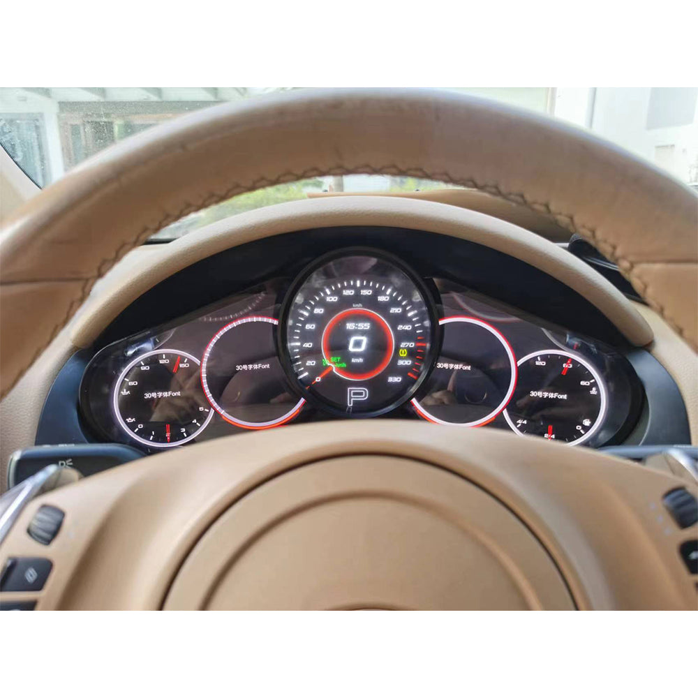 Aotsr  Screen For Porsche Cayenne LCD Digital Cluster  Virtual Cockpit Speedometer Dashboard LCD Screen Instrument Panel Part