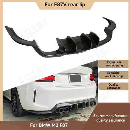 For BMW M2 F87 MP 2013-2021 Carbon fiber back lip Rear spoiler Tail lip