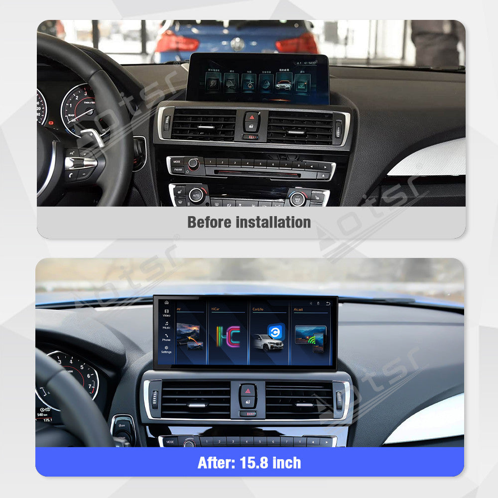 Aotsr 15.8 inch Linux Carplay Screen for BMW 2 Series£¨F22£©2013-2019 NBT EVO IPS Touch Stereo Unit Multi Storage 4G DSP BT5.0 GPS