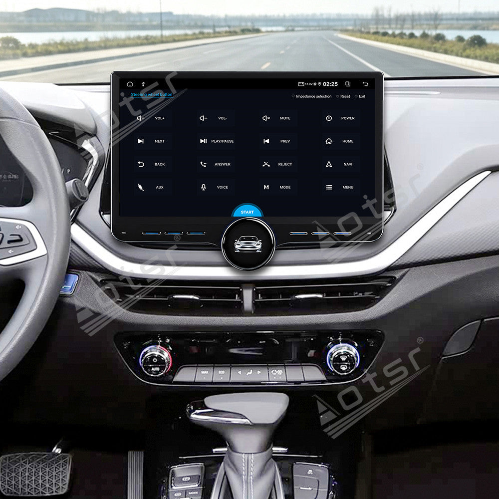 Aotsr 11.5 inch Android Car Radio for Chevrolet Menlo 2022 display touchscreen, dual DIN car audio system