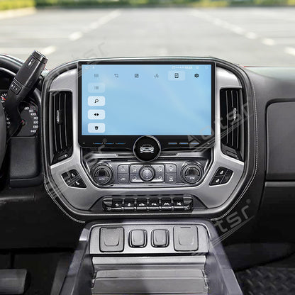 Aotsr 11.5 inch Android Car Radio for GMC Sierra 2014-2018 display touchscreen, dual DIN car audio system