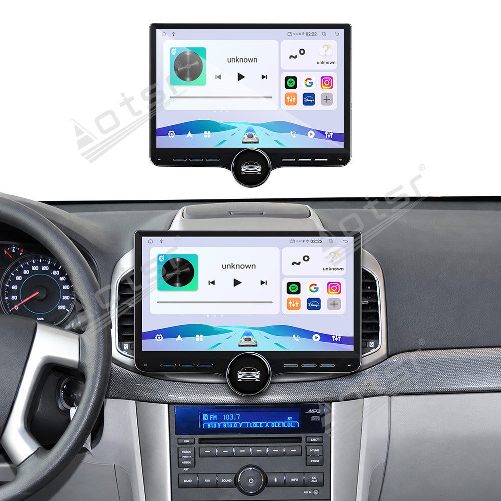 Aotsr 11.5 inch Android Car Radio for Chevrolet Captiva 2009-2012 display touchscreen, dual DIN car audio system