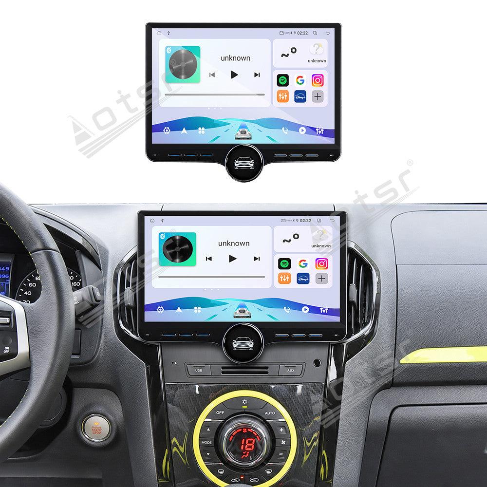 Aotsr 11.5 inch Android Car Radio for Isuzu D-MAX 2018 display touchscreen, dual DIN car audio system